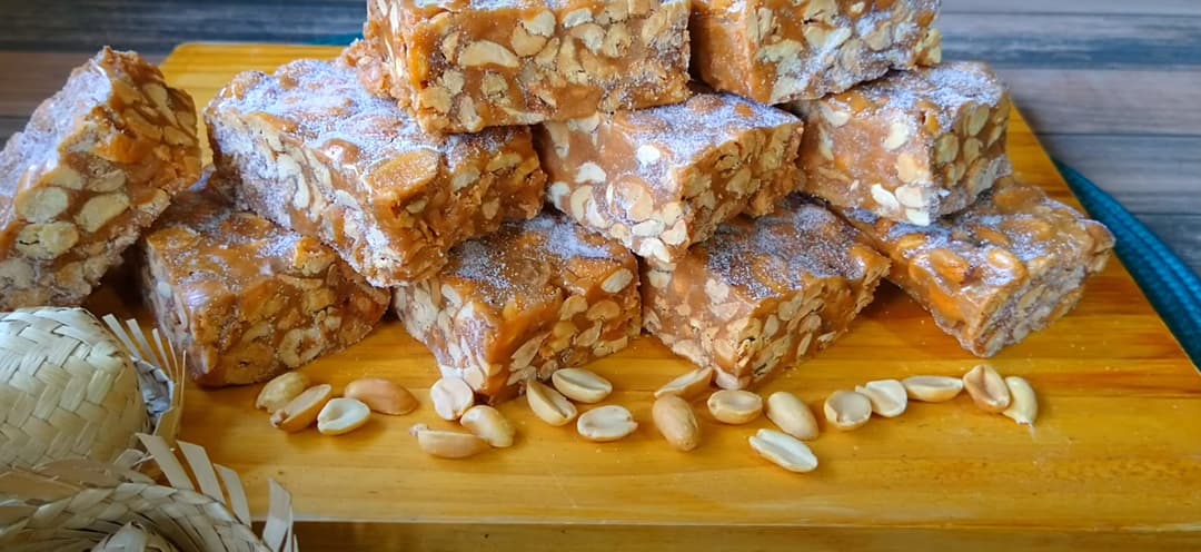 Doces Ribatejanos Doce de amendoim com doce de leite cremoso